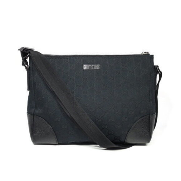 Gucci Crossbody GG Black Messenger - Picture 1 of 1